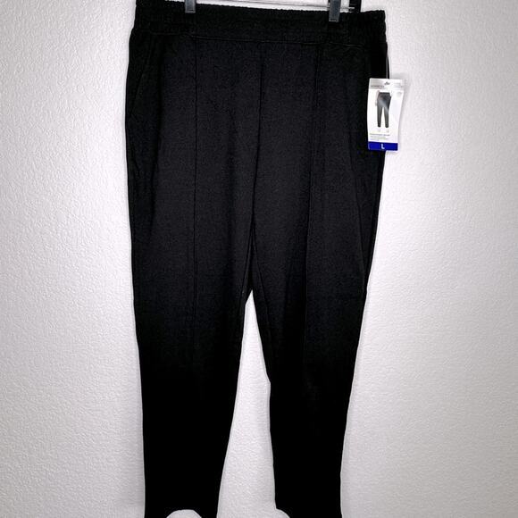 Mondetta‎ Pintuck Straight Leg Women’s Pant Black Large - Picture 1 of 9